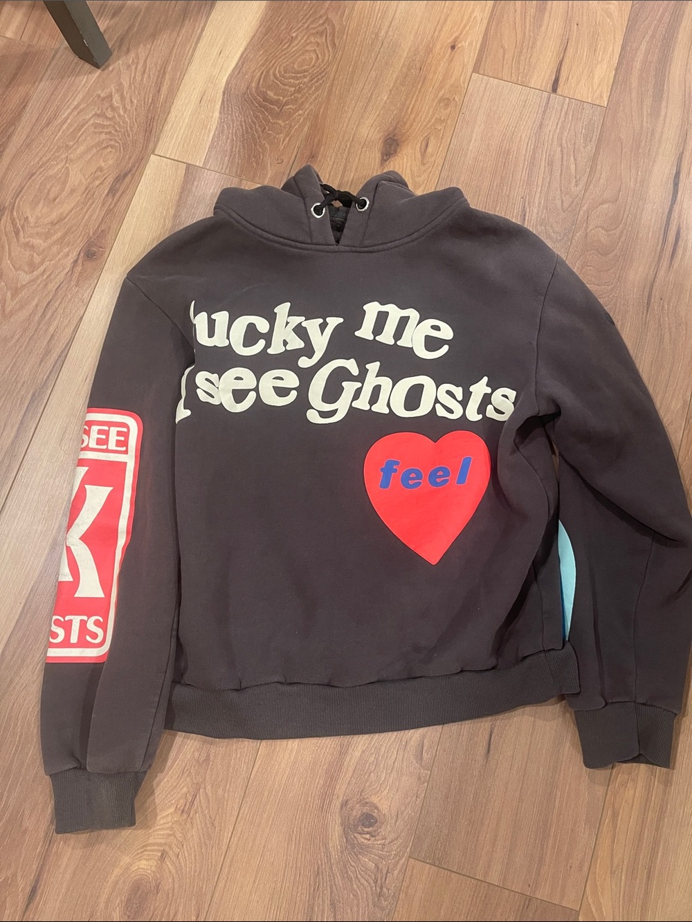 Kanye West Kids See Ghosts Hoodie Mens S/M Gray Good Lucky Me
